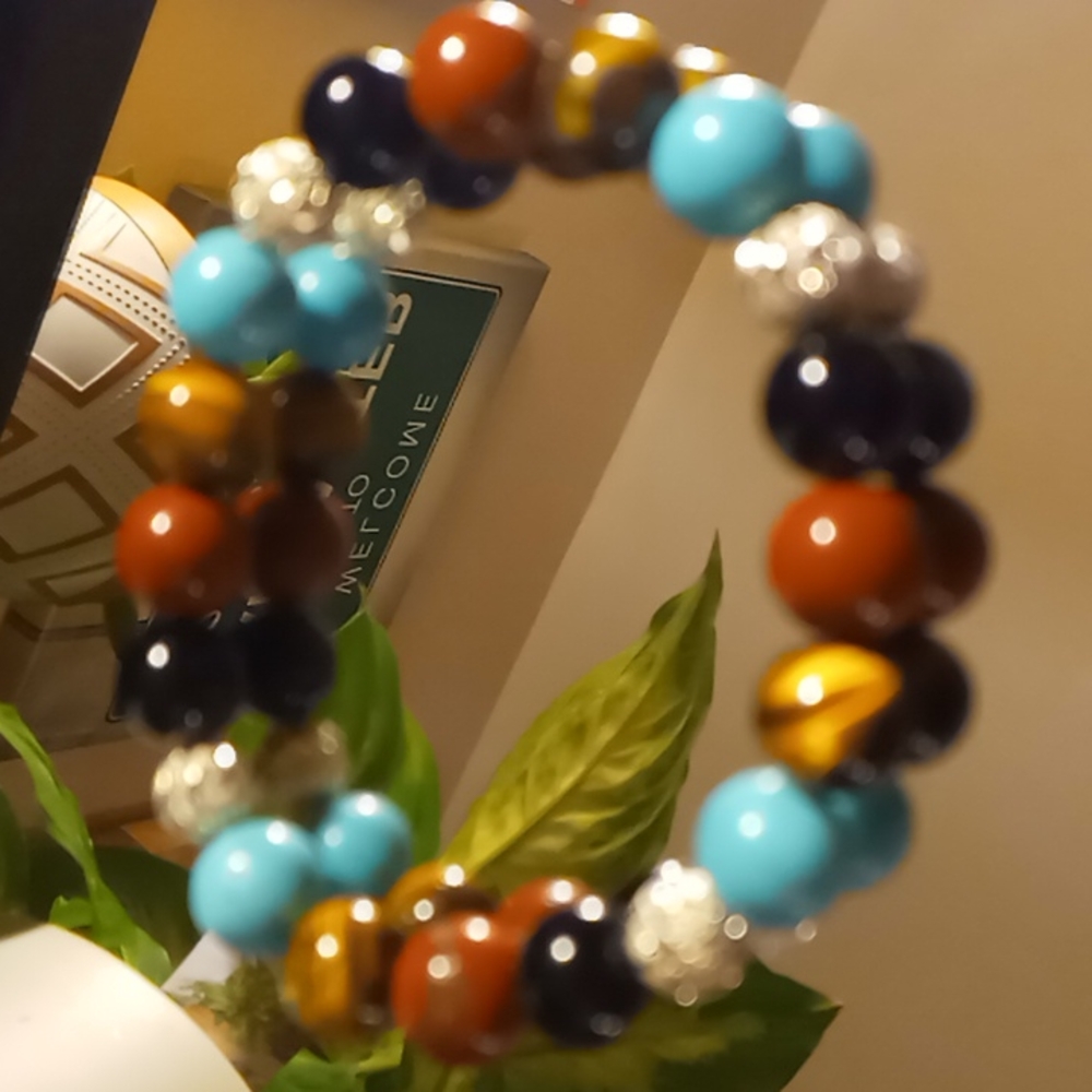 10mm multi chakra beads